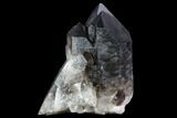 Dark Smoky Quartz Crystal Cluster - Brazil #104082-1
